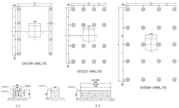 工業(yè)冷卻塔基礎(chǔ)圖